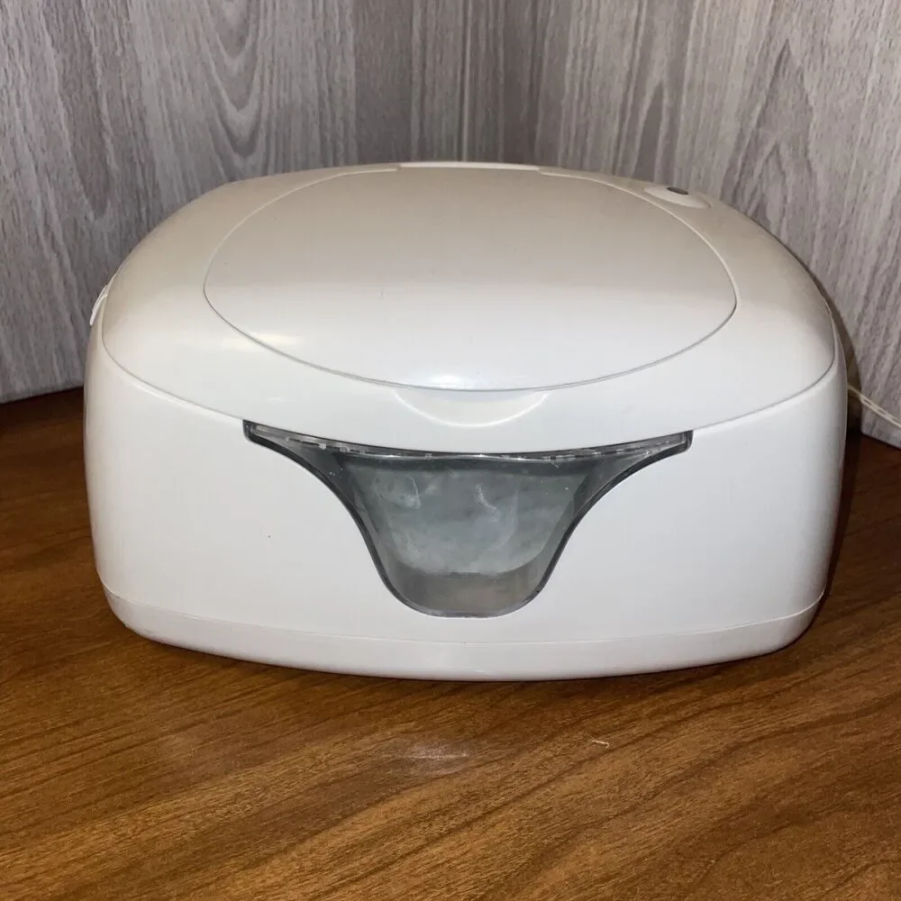 White Dexbaby Model 1924010 White Wired Electrical Baby Wipe Warmer Ultra Works